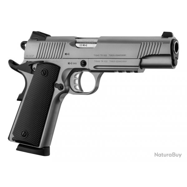 PISTOLET TISAS ZIG PC1911 STAINLESS 45ACP