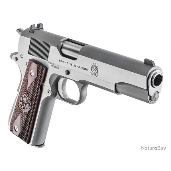PISTOLET SPRINGFIELD ARMORY MIL-SPEC 5" INOX 45ACP