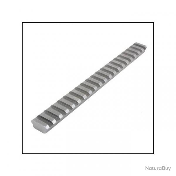 Recknagel- Rail Picatinny brut en acier 204 mm