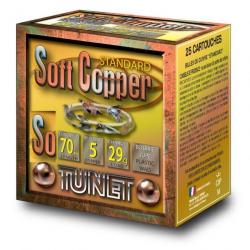 Cartouche cuivre TUNET SOFT COPPER cal.12 30gr par 25