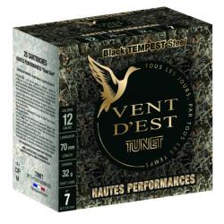 Cartouche TUNET BLACK TEMPEST HP STEEL cal.12 32gr par 25