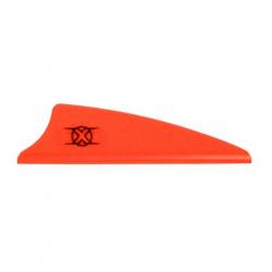 Plumes X-Shield 2.25 pouces Bohning Neon Red 100