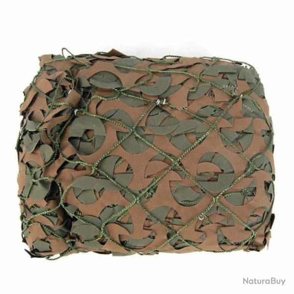 Filet de Camouflage Renforc WOODLAND (Taille au choix) 3 x 6 m