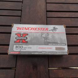 1 Boîte de Balles Winchester Power Point 300 Win-Mag 180gr