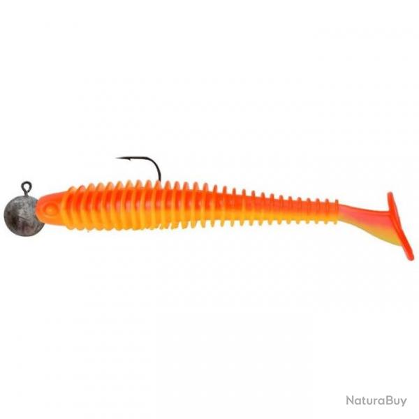 LEURRE SOUPLE MONTE SKS SHAD 4" POWERLINE ORANGE