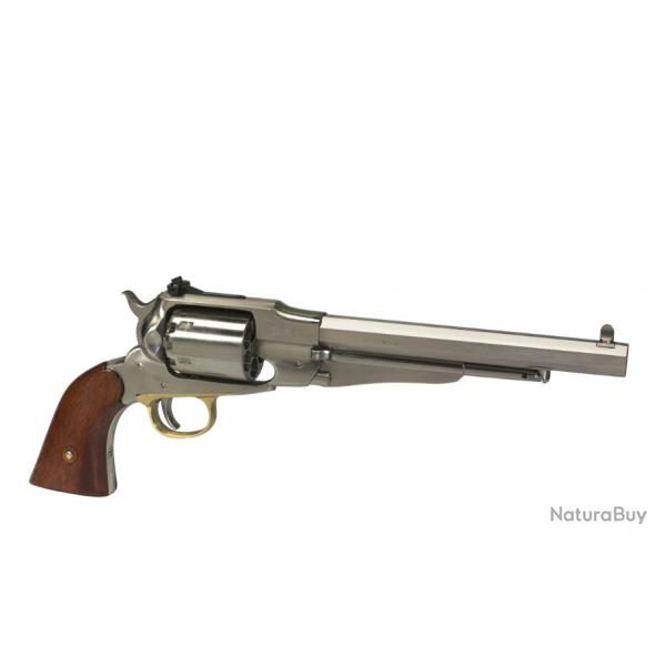 UBERTI 1858 REMINGTON INOX OU TARGET NEW ARMY CAL. .44 CANON OCTOGONAL 8" INOX SA 6CPS