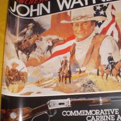 Grand Poster ORIGINAL sur la "John WAYNE commemorative carbine " !