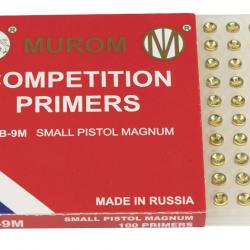 Amorces Murom type Boxer Small Pistol Magnum