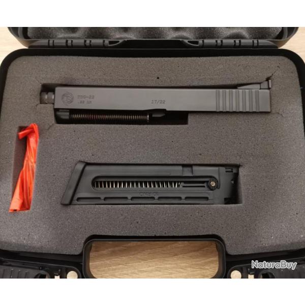 TACTICAL SOLUTIONS - Conversion TSG-22 - Cal. 22 LR - Pour Glock 17 - Filet - Hausse rglable (Occa