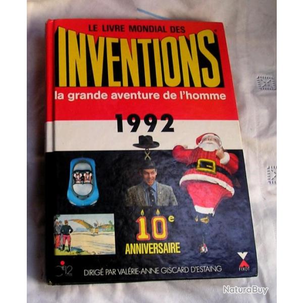 LE LIVRE DES INVENTIONS 1992, par Valrie Anne Giscard d' Estaing