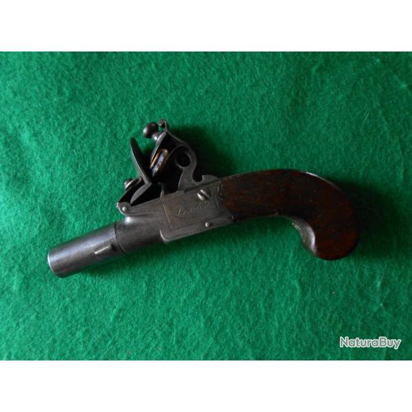 Pistolet Grande Bretagne  silex XVIIIme