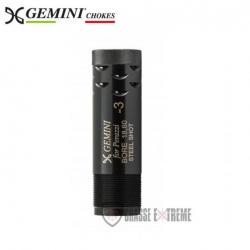 Choke GEMINI Ported+20 mm Gén IV Alésage 18,60 Cal 12 - 7/10 IM Plomb Seul