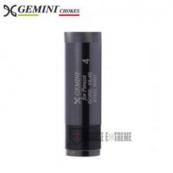 Choke GEMINI Extérieur +2 cm-Titanium Gén IV Alésage 18.40 Cal 12 - 10/10 F Plomb Seul