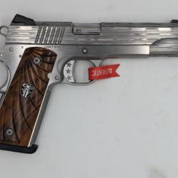 PISTOLET CABOT GUNS 1911 THE LADDER DAMASCUS INOX DAMAS 45 ACP 5 POUCES