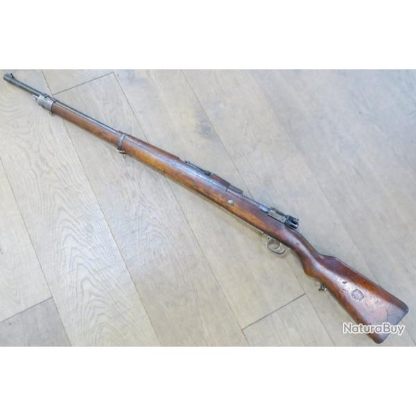 Carabine Mauser Gewehr 98 Spandau 1900 Crosse marquage Chilien 1912 cal 7x64