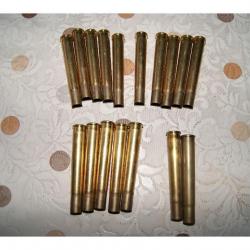 LOT de  17 DOUILLES  9,3 x 74 R ( pour rechargement )