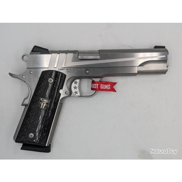 PISTOLET CABOT GUNS 1911 GRAN TORINO INOX  45 ACP 5 POUCES