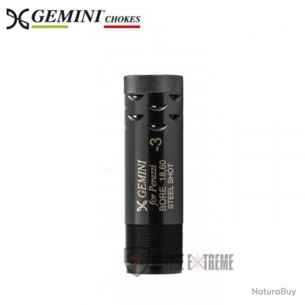 Choke GEMINI Ported+20 mm-Titanium Gn IV Alsage 18,60 Cal 12 - 1/10 SK1 Bille d'acier