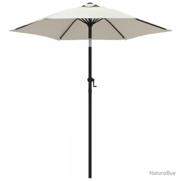 Parasol 200 x 211 cm aluminium blanc sable 02_0008146