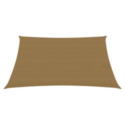 Voile d'ombrage 160 g/m² taupe 4,5 x 4,5 m PEHD 02_0009319