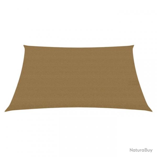 Voile d'ombrage 160 g/m taupe 4,5 x 4,5 m PEHD 02_0009319