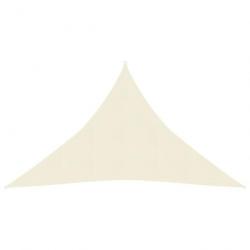 Voile d'ombrage 160 g/m² crème 4 x 4 x 5,8 m pehd 02_0009095