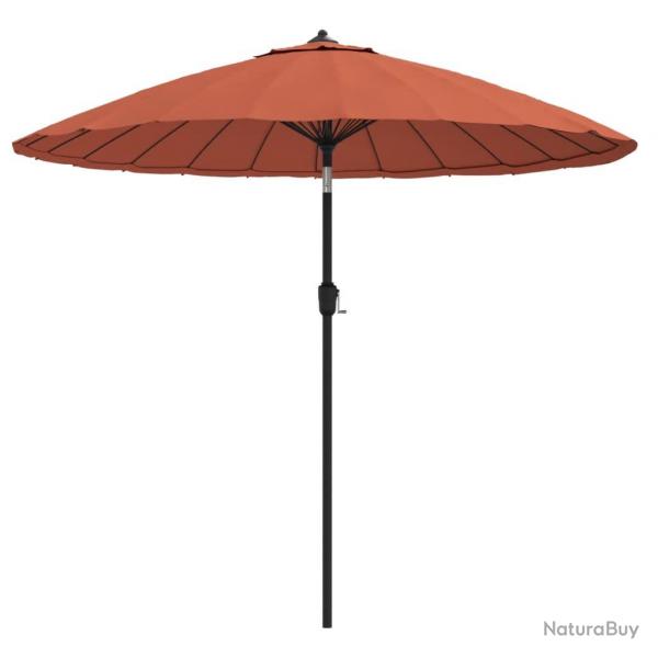 Parasol d'extrieur et mt avec aluminium 270 cm terre cuite 02_0008284