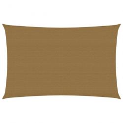 Voile d'ombrage 160 g/m² taupe 3 x 5 m PEHD 02_0009318