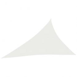 Voile d'ombrage 160 g/m² blanc 4 x 5 x 6,8 m PEHD 02_0009032