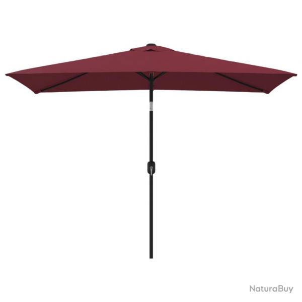 Parasol avec mt en mtal 300 x 200 cm bordeaux 02_0008133