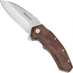 Couteau de poche Haller avec manche en bois de séquoia