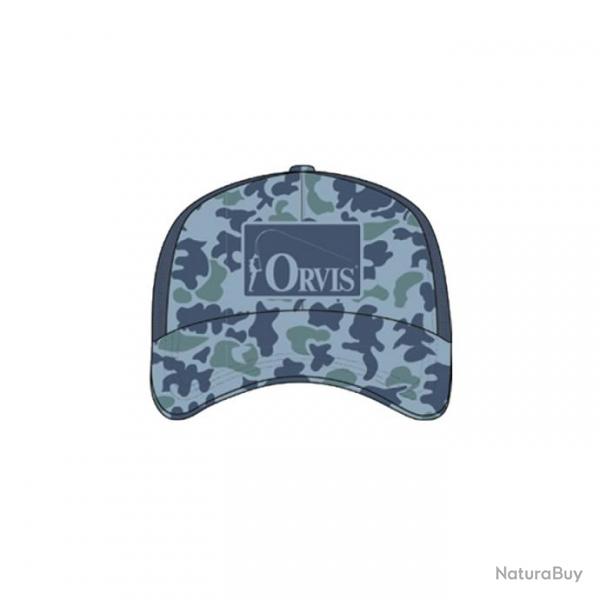 Casquette Orvis 1971 Camo Trucker Hat Blue Camo