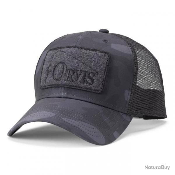 Casquette Orvis 1971 Camo Trucker Hat Blackout Camo