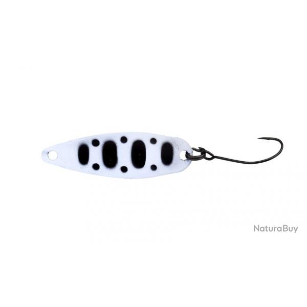 Leurre Illex Native Spoon 2.5G - 3.5cm WHITE & BLACK YAMAME