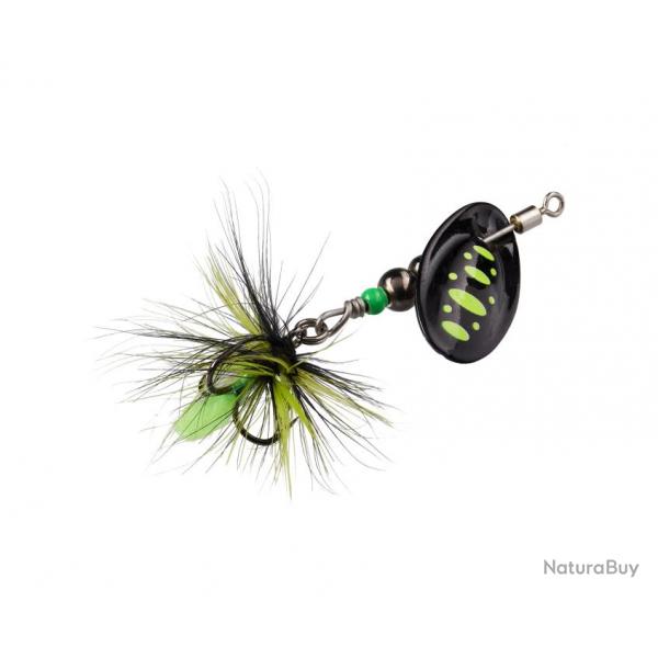 Cuiller Tournante Gunki Dots Fly 2L - 3.10g Full Black-Chart