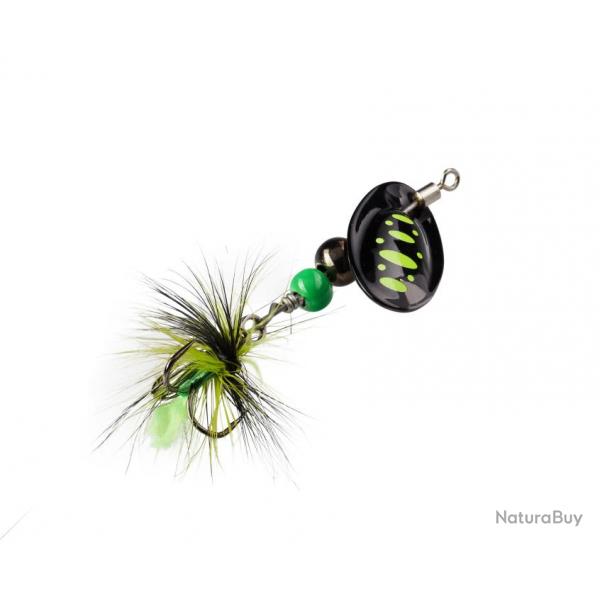 Cuiller Tournante Gunki Dots Fly 0H - 2.2g Full Black-Chart