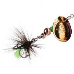 Cuiller Tournante Gunki Dots Fly 0L - 1.6g Gold Tiger