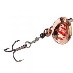 Cuiller Tournante Gunki Dots Spotted 1L - 2.4g Full Copper-Red