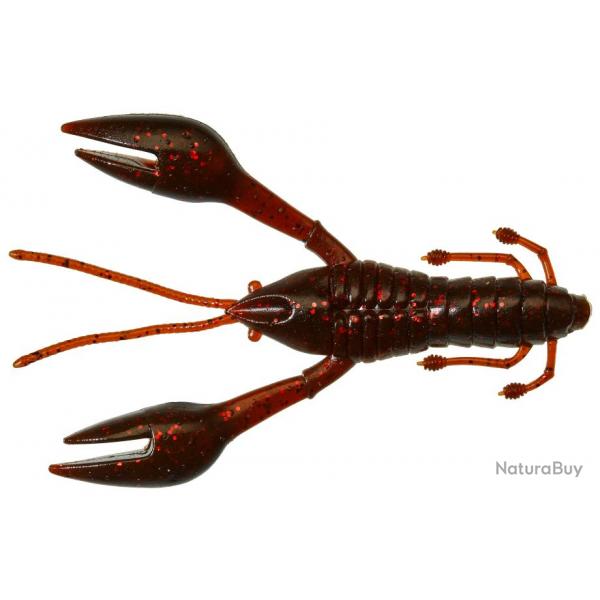 Leurre Gunki Hourra Craw 100 - 10cm BROWN OIL RED FLAKE