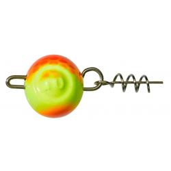 Tête Plombée à Visser Gunki G'Flip Orange/Fluo Yellow 10G