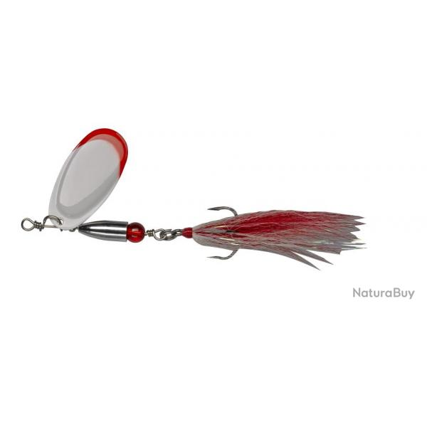 Cuiller  Brochet Pezon & Michel Buck Pike N4 WHITE RED