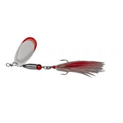 Cuiller à Brochet Pezon & Michel Buck Pike N°5 WHITE RED