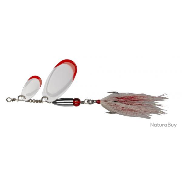 Cuiller  Brochet Pezon & Michel Buck Pike Tandem WHITE RED