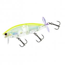 Leurre Flottant Yo-Zuri 3Db Wake Prop (F) - 8,5cm CHARTREUSE SILVER