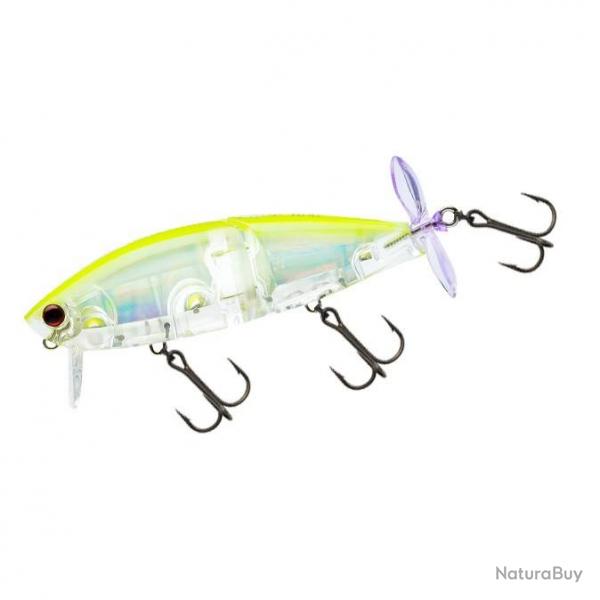 Leurre Flottant Yo-Zuri 3Db Wake Prop (F) - 8,5cm CHARTREUSE SILVER