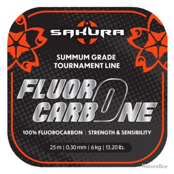 Fluorocarbone Sakura - 25m 30/100-6KG