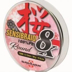 Tresse Sakura Sensibraid 8 Green - 150m 10/100-7KG