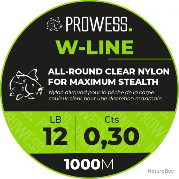 Nylon Prowess W-Line - 1000m 40/100-20LBS