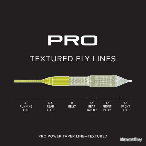 Soie Orvis Pro Power Taper Textured Wf WF7F