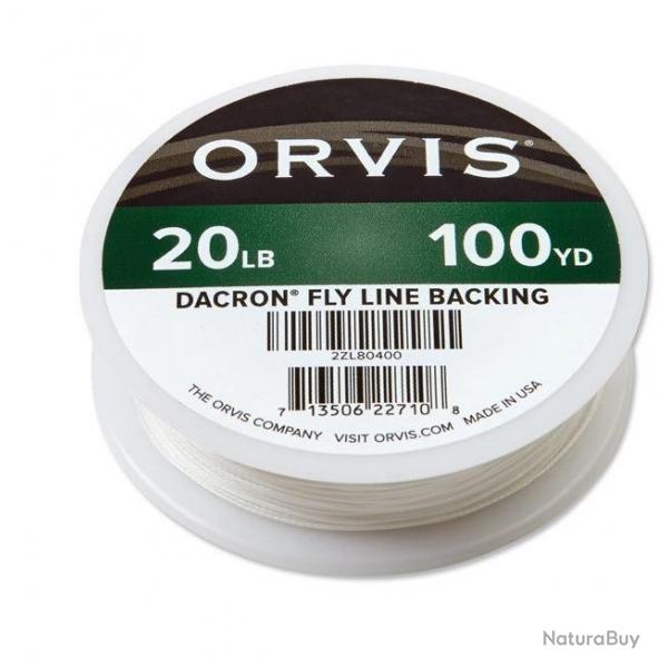 Backing Orvis Dacron Blanc - 20Lbs 180M